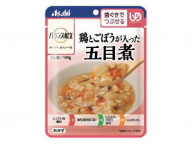 アサヒグループ食品バランス献立 歯ぐきでつぶせる 個 鶏とゴボウガハイッタゴモクニ