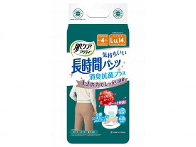 日本製紙クレシア肌ケアアクティ 長時間パンツ消臭抗菌プラス ケース L-LL14枚