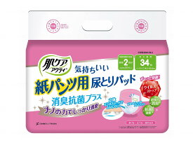 日本製紙クレシアパンツ用尿とりパッド消臭抗菌プラス2回分吸収 ケース