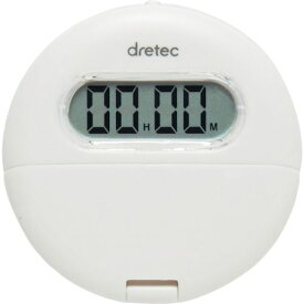 dretec　クリップ付バイブタイマー　ホワイト 1個