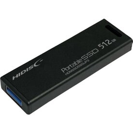 ハイディスク　MiniStickポータブルSSD　512GB　USB3．2Gen2対応データ　録画用 1個