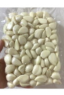 皮剥きにんにく2kg　粒不揃い　青森県産にんにく　ホワイト六片にんにく　国産にんにく　 ムキにんにく　…