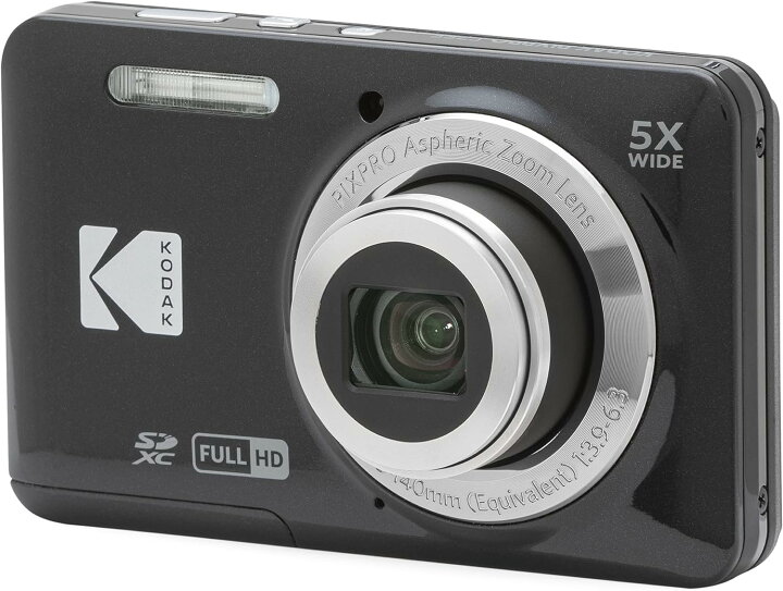 楽天市場】KODAK コダック デジタルカメラ PIXPRO FZ55-BK 16MP 光学5 