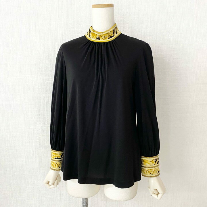 楽天市場】《美品》 LEONARD レオナール カンカン素材 ハイネック 長袖 