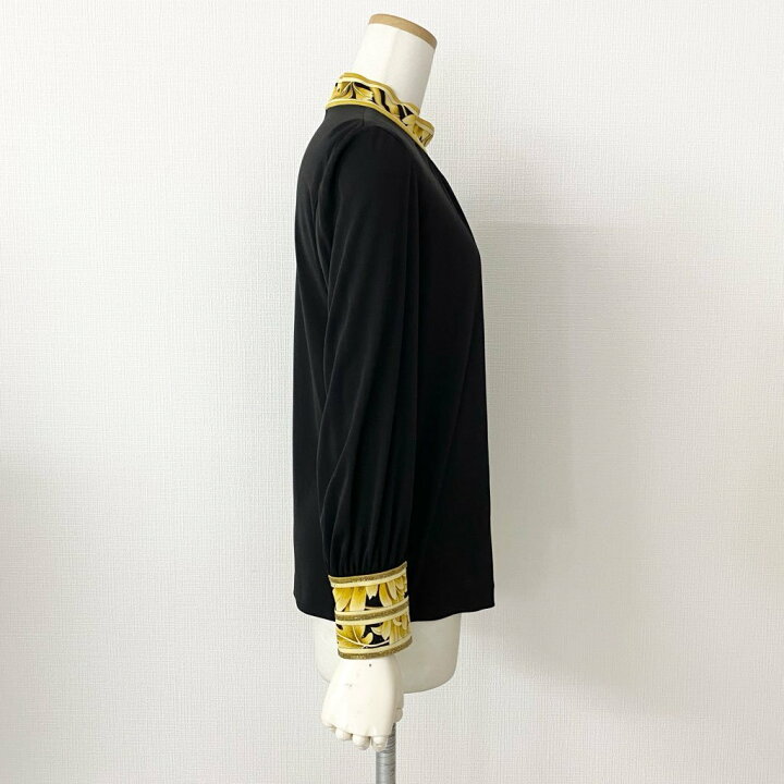 楽天市場】《美品》 LEONARD レオナール カンカン素材 ハイネック 長袖 