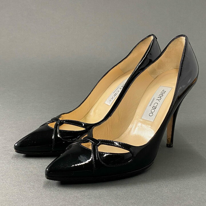 楽天市場】JIMMY CHOO ジミーチュウ パテントレザー ヒールパンプス 37 