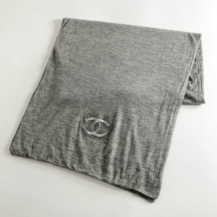 楽天市場】CHANEL シャネル CC ココマーク ラインストーン カシミヤ 