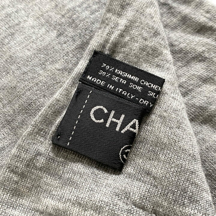 楽天市場】CHANEL シャネル CC ココマーク ラインストーン カシミヤ 