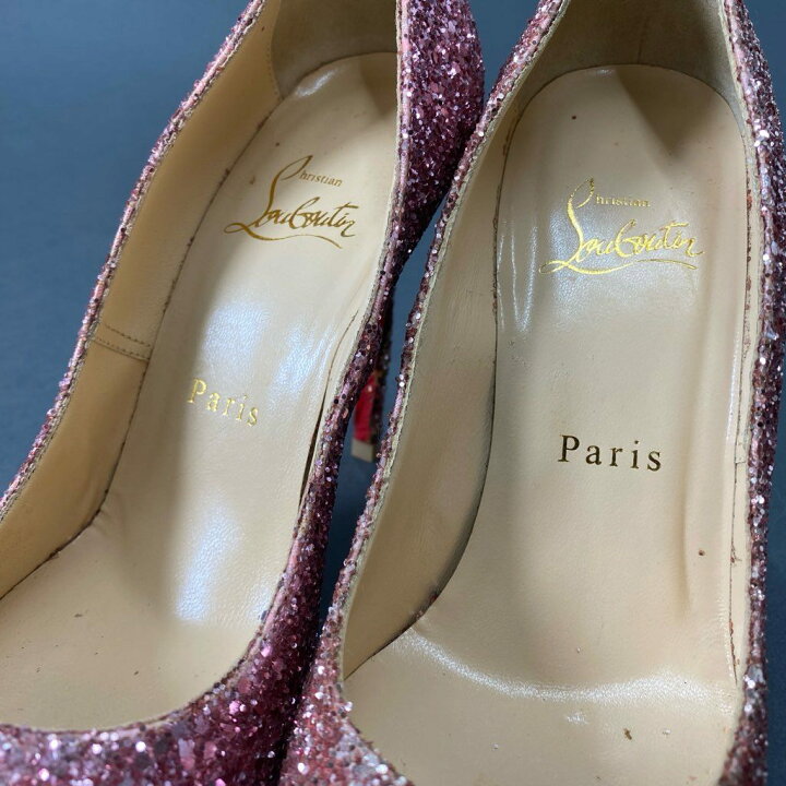 楽天市場】Christian Louboutin クリスチャン ルブタン グリッター 