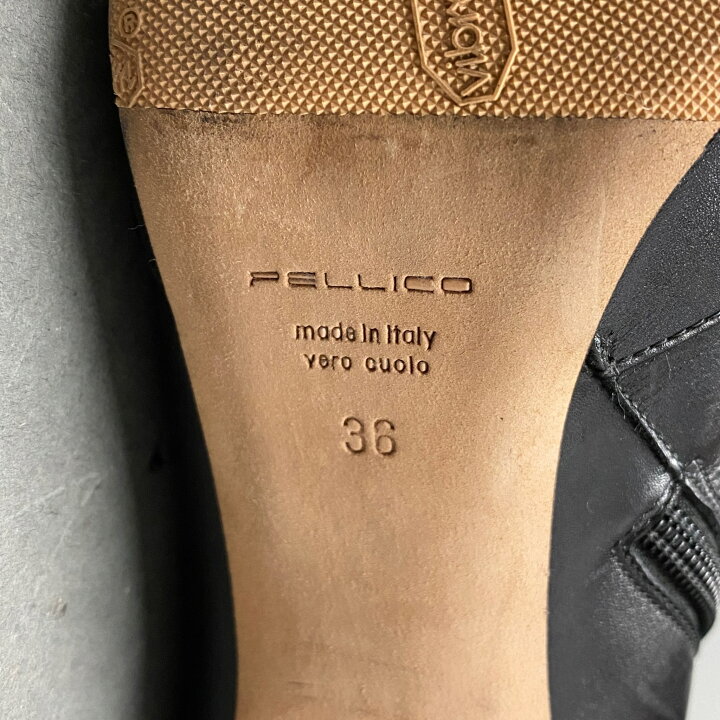 楽天市場】《イタリア製》PELLICO ペリーコ ブーティ ヒールブーツ 36 