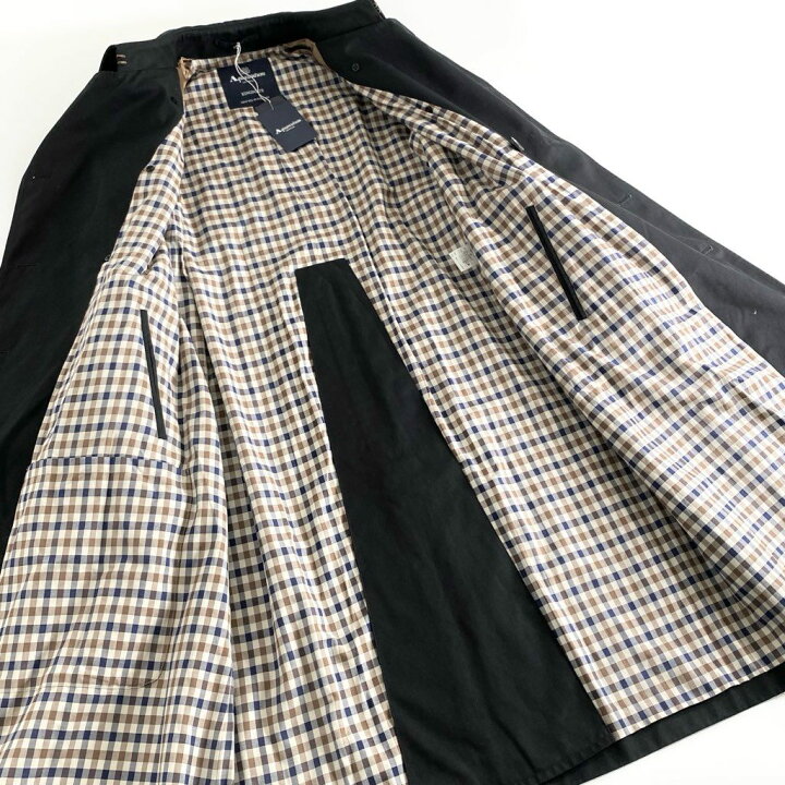 楽天市場】【タグ付き】 英国製 定価190,000円 Aquascutum アクア  