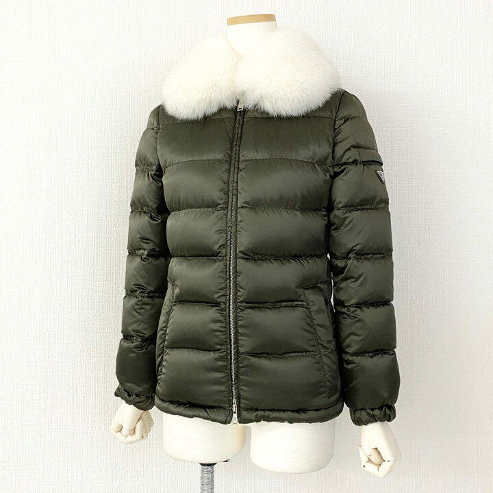楽天市場】【美品】 PRADA プラダ リアルファーカラー ダウン 