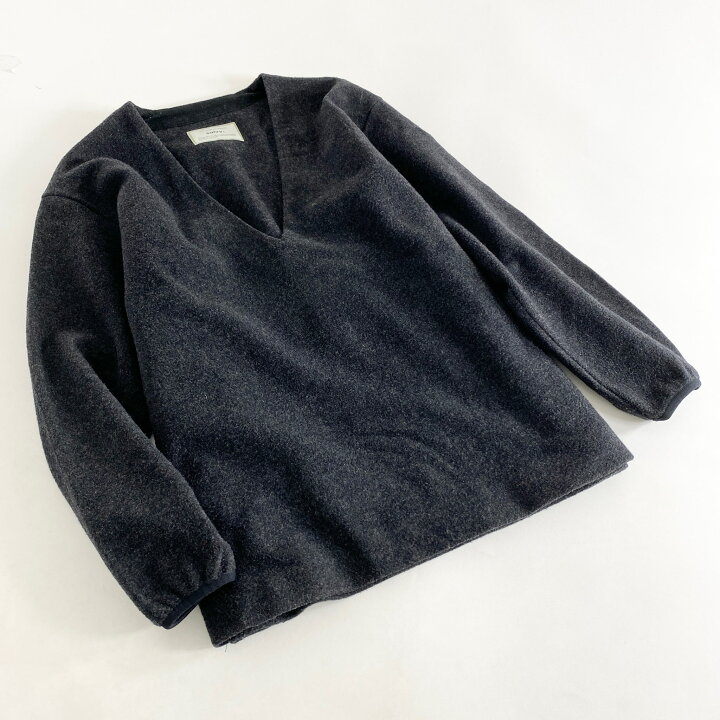 楽天市場】salvy; サヴィー カシミヤ混 Vネックニットトップ 0 グレー 
