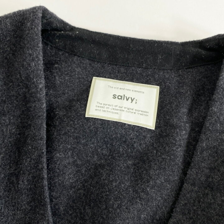 楽天市場】salvy; サヴィー カシミヤ混 Vネックニットトップ 0 グレー 