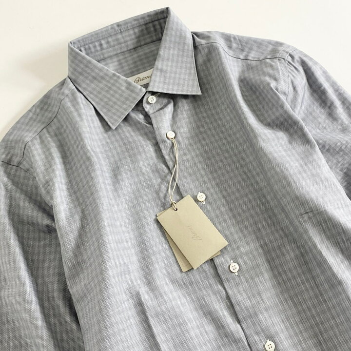 楽天市場】《極美品》 タグ付 イタリア製 Brioni ブリオーニ 長袖 