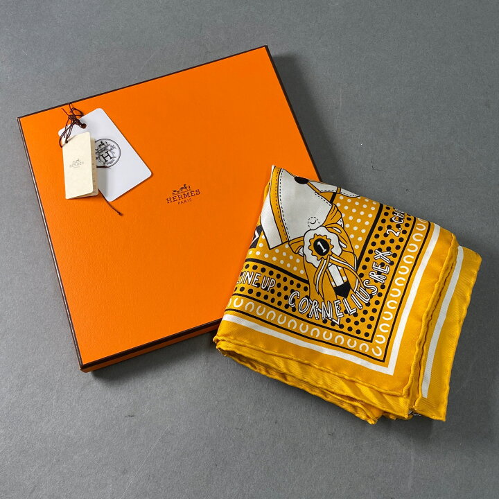 楽天市場】フランス製 HERMES エルメス カレ55 LES GAZELLES スカーフ 
