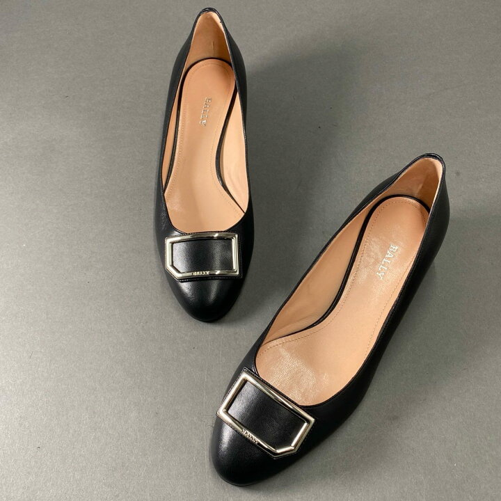 楽天市場】【美品】 BALLY バリー PRALIA 30 レザーパンプス 39 1/2 
