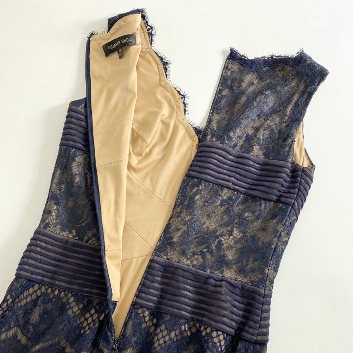 楽天市場】《美品》 TADASHI SHOJI タダシショ-ジ カシュクールレース 