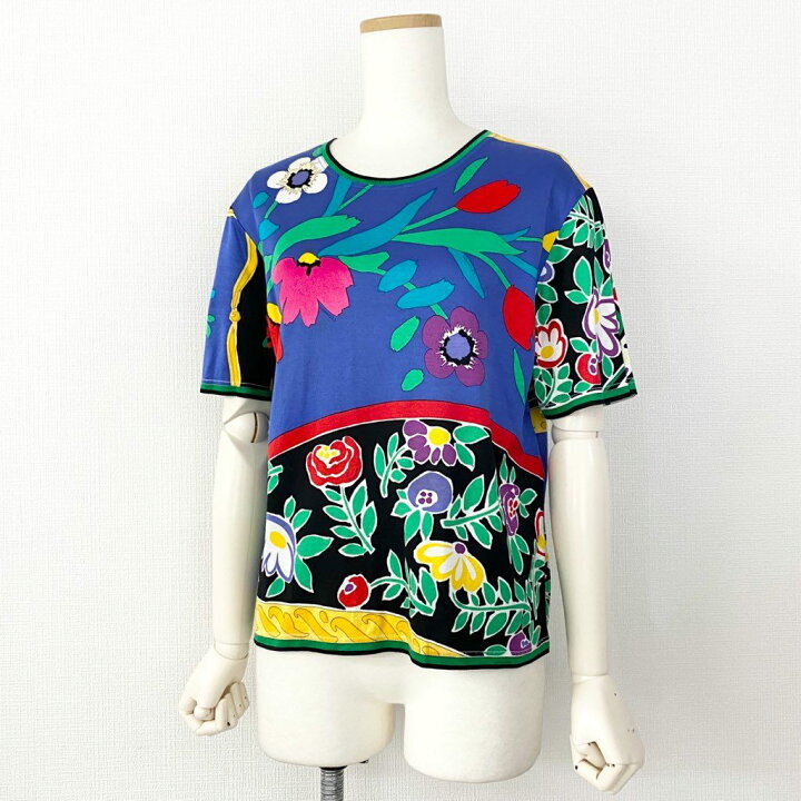 楽天市場】LEONARD レオナール 半袖Tシャツ カットソー L マルチカラー 