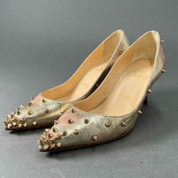 楽天市場】Christian Louboutin クリスチャンルブタン スタッズ レザー 