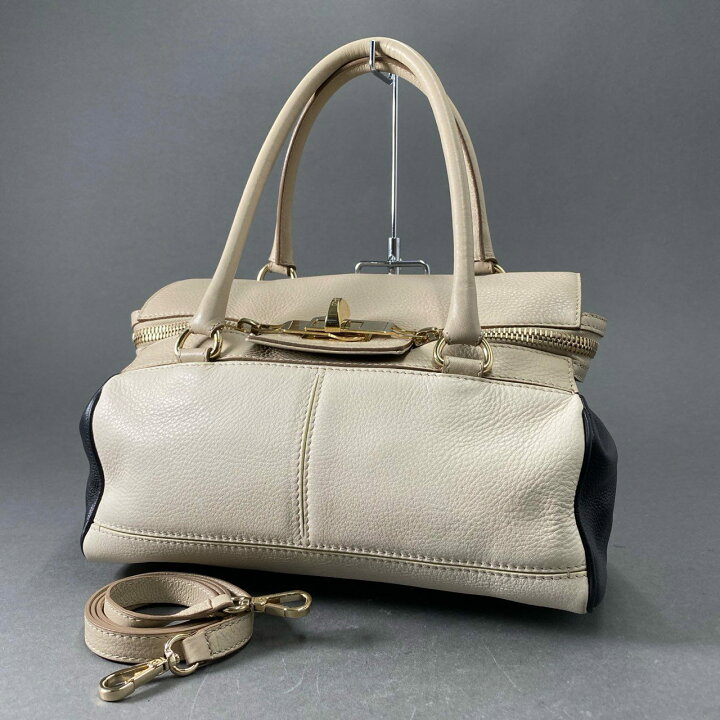 楽天市場】MAX MARA マックスマーラ ツートン 2WAY ショルダーバッグ 