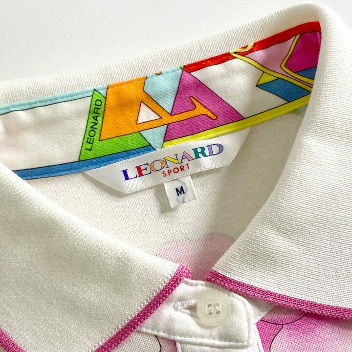 楽天市場】LEONARD SPORT レオナール スポーツ 長袖ポロシャツ 襟付き 
