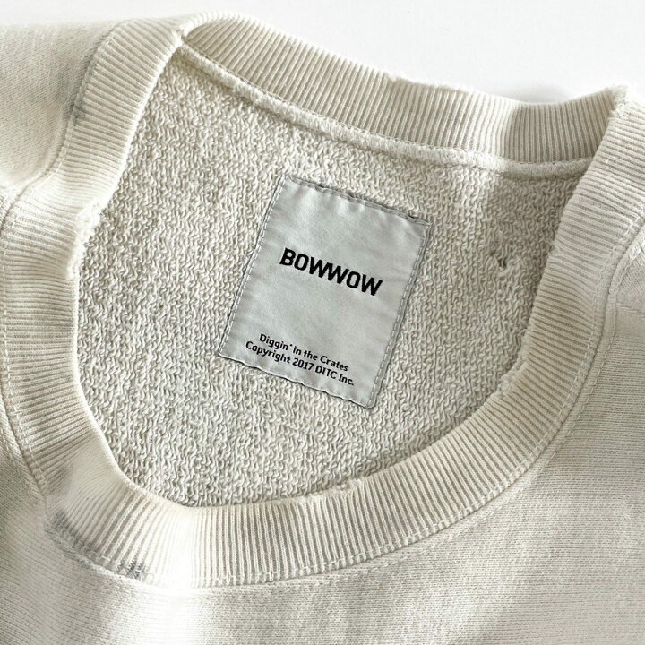 楽天市場】BOWWOW バウワウ ”YOKO” SWEAT SHIRTS PEACENIK クルー 