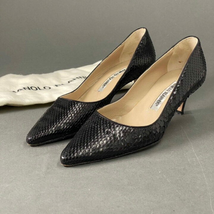 楽天市場】イタリア製 MANOLO BLAHNIK マノロブラニク パイソンヒール 