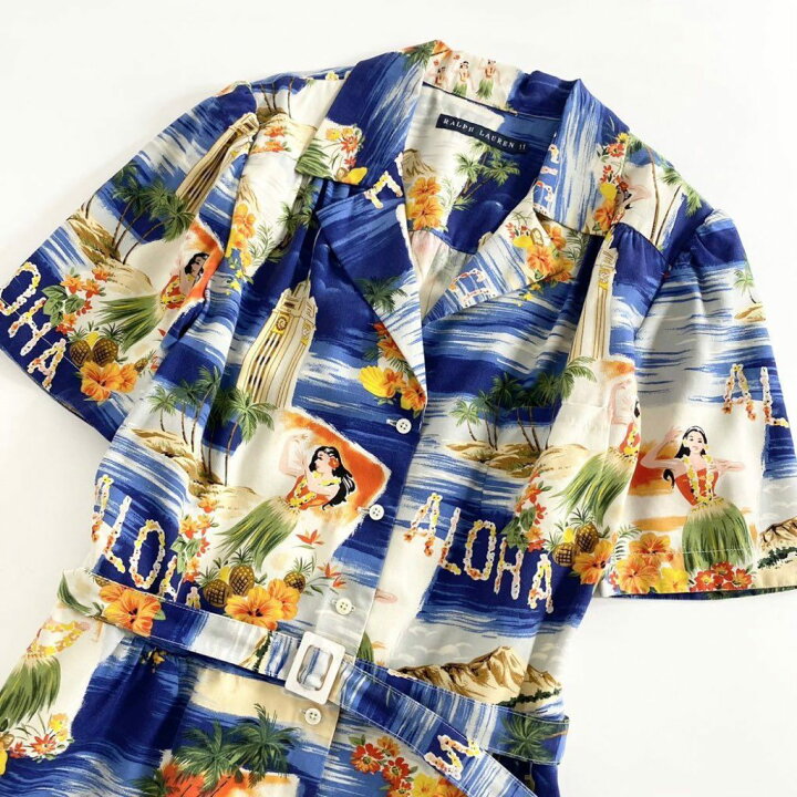 楽天市場】《美品》 Ralph Lauren ラルフローレン アロハシャツ 