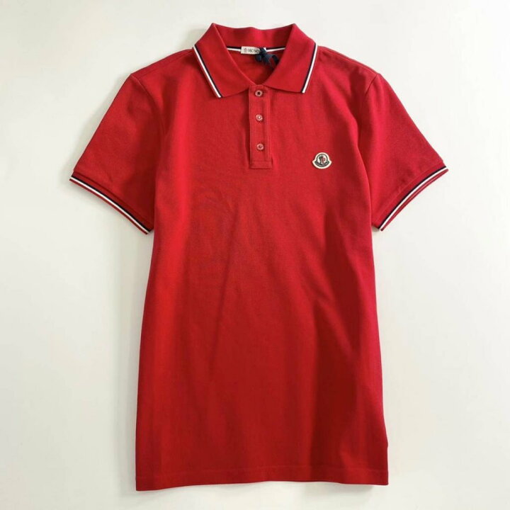 楽天市場】タグ付 MONCLER モンクレール ロゴワッペンポロシャツ 