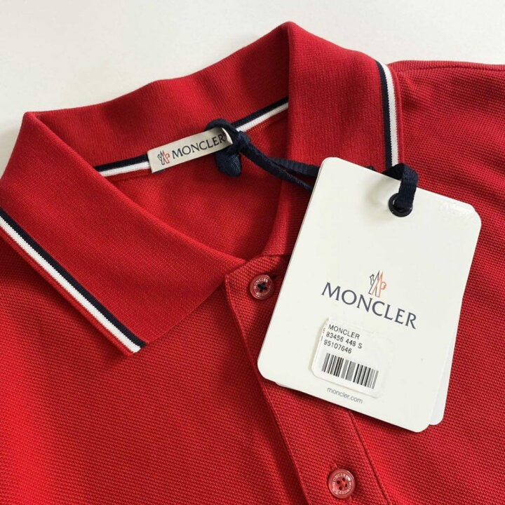 楽天市場】タグ付 MONCLER モンクレール ロゴワッペンポロシャツ 