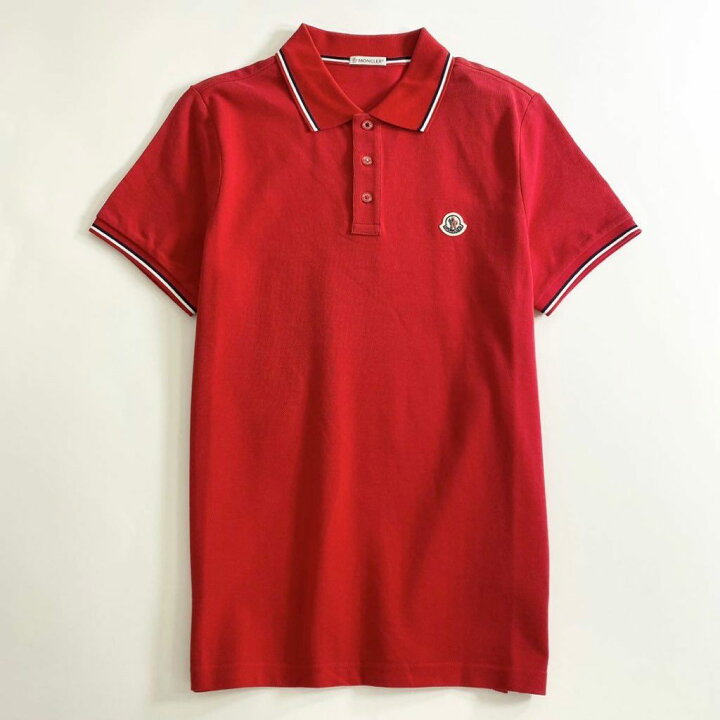 楽天市場】タグ付 MONCLER モンクレール ロゴワッペンポロシャツ 
