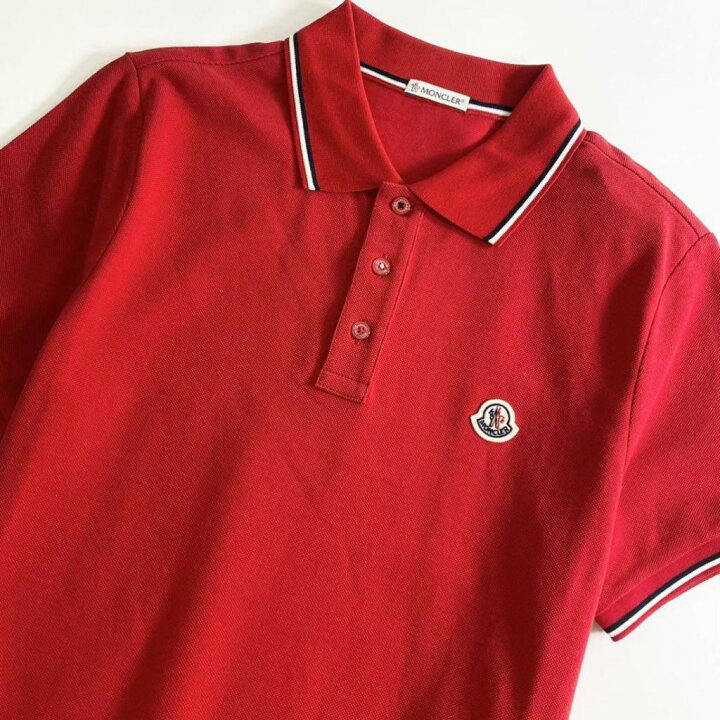 楽天市場】タグ付 MONCLER モンクレール ロゴワッペンポロシャツ 