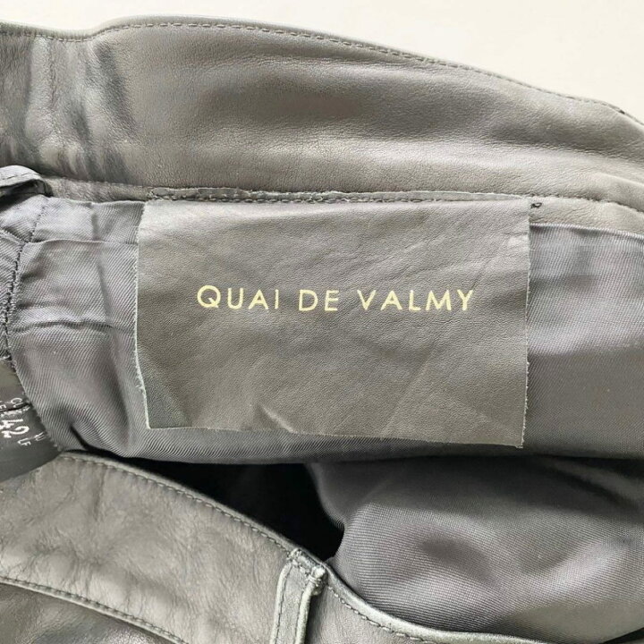 楽天市場】QUAI DE VALMY ケドゥヴァルミ クロコ切替 レザーパンツ 
