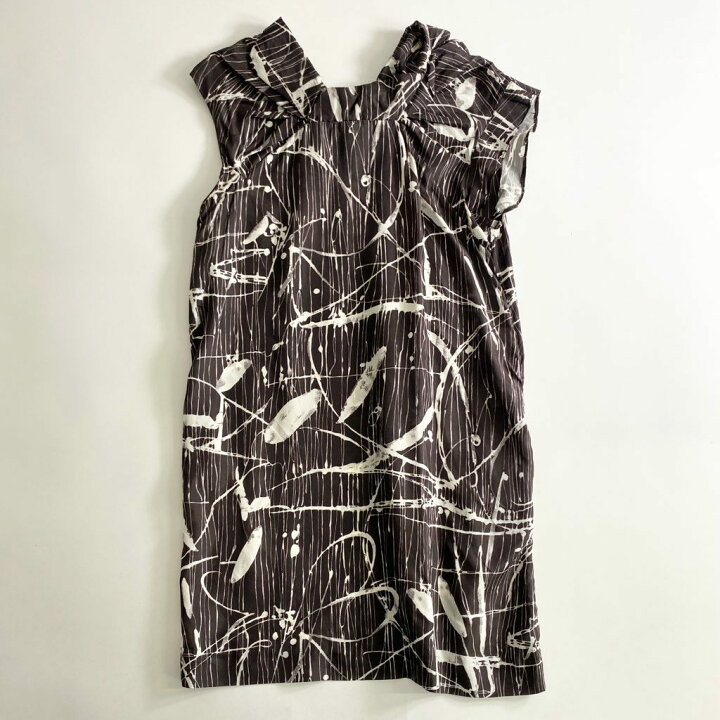 楽天市場】MARNI マルニ シルク100％ ノースリーブワンピース 38  