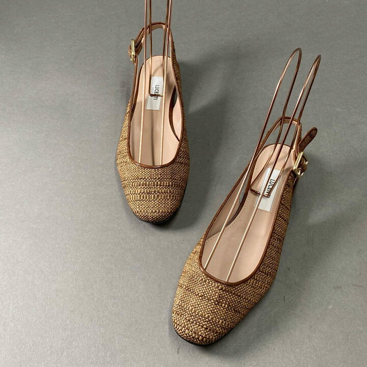 楽天市場】《美品》 LUCENTI ルチェンティ フラットシューズ ミュール 