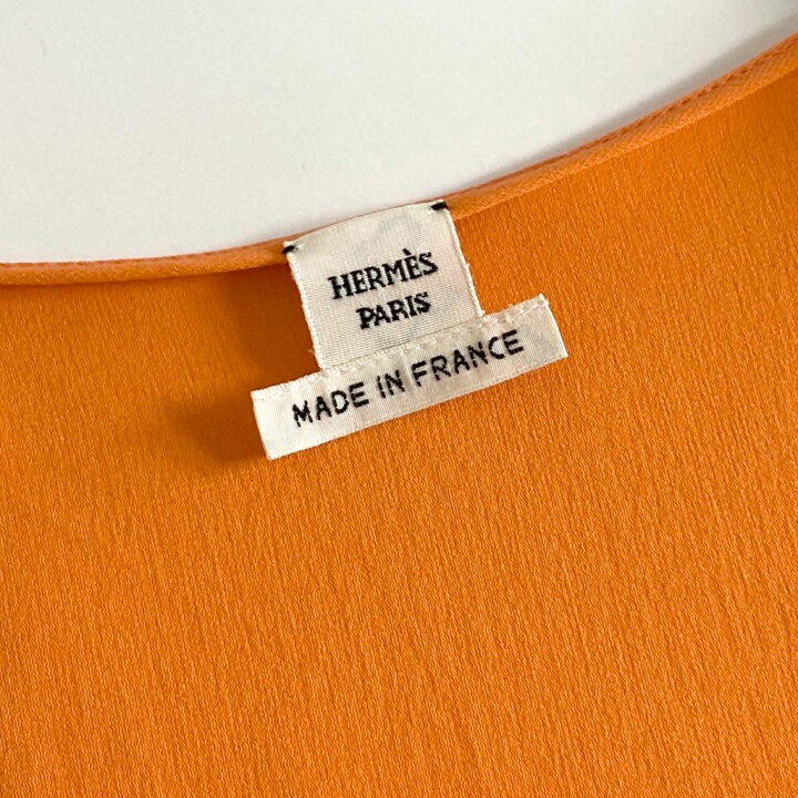 楽天市場】タグ付 HERMES エルメス シルク100％ フランス製 TEE SHIRT 