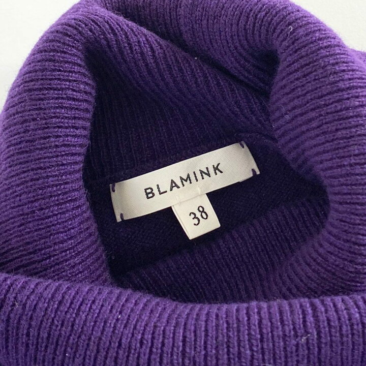 楽天市場】《極美品》 BLAMINK ブラミンク カシミヤ100％ フリンジ  