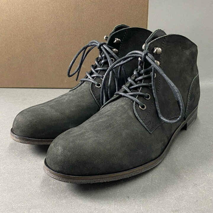楽天市場】《美品》 PADRONE パドローネ NUBUCK BACK ZIP SHORT BOOTS 