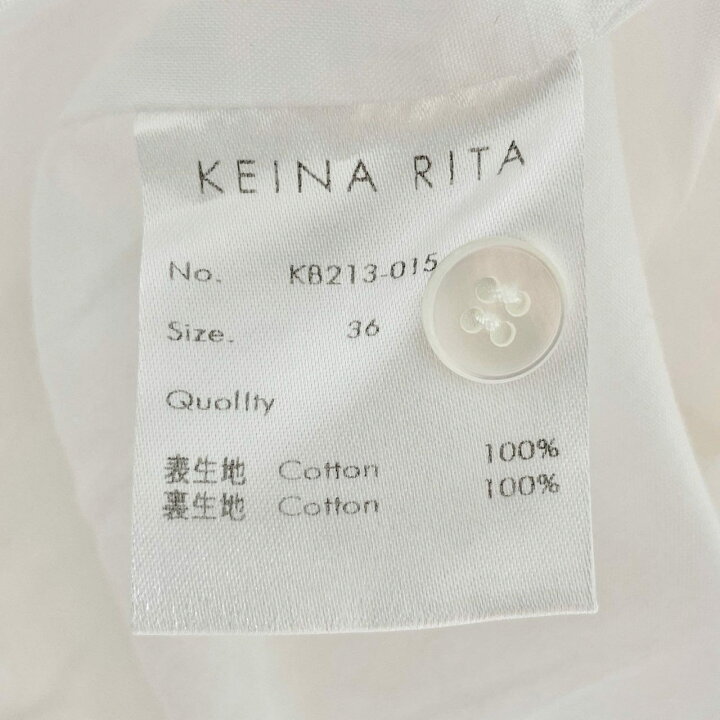 楽天市場】KEINA RITA ケイナリタ ruri スタンドカラー 半袖シャツ 