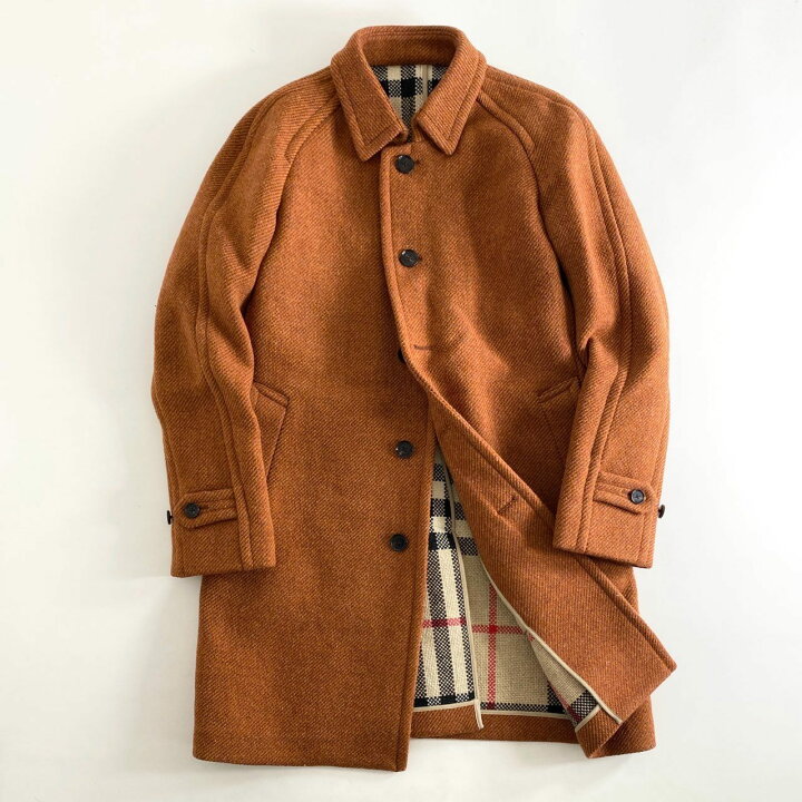 楽天市場】BURBERRY LONDON バーバリーロンドン ウールツイードコート  