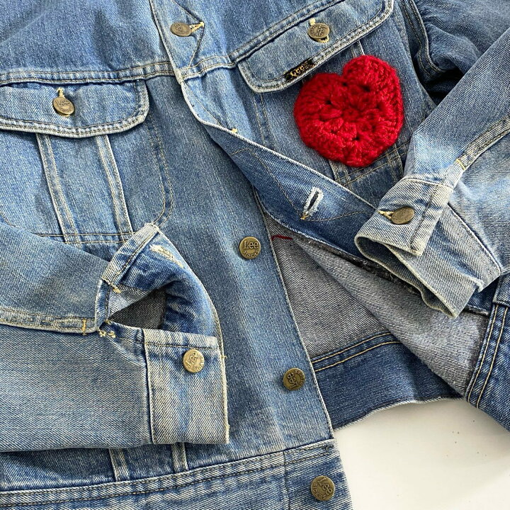 楽天市場】Y.A.R.N ヤーン 再構築 リメイク デニムジャケット 刺繍 LEE 