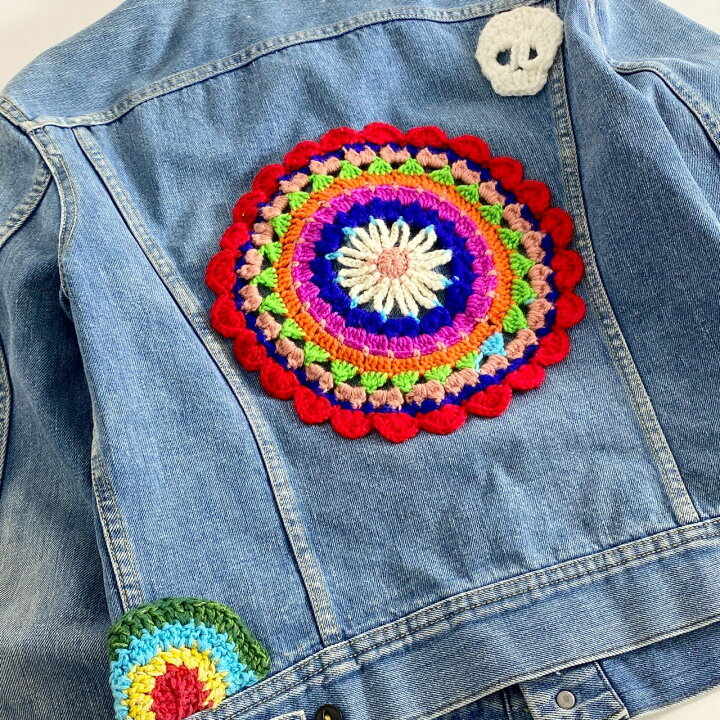 楽天市場】Y.A.R.N ヤーン 再構築 リメイク デニムジャケット 刺繍 LEE 