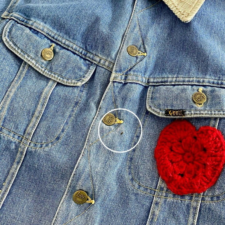 楽天市場】Y.A.R.N ヤーン 再構築 リメイク デニムジャケット 刺繍 LEE 