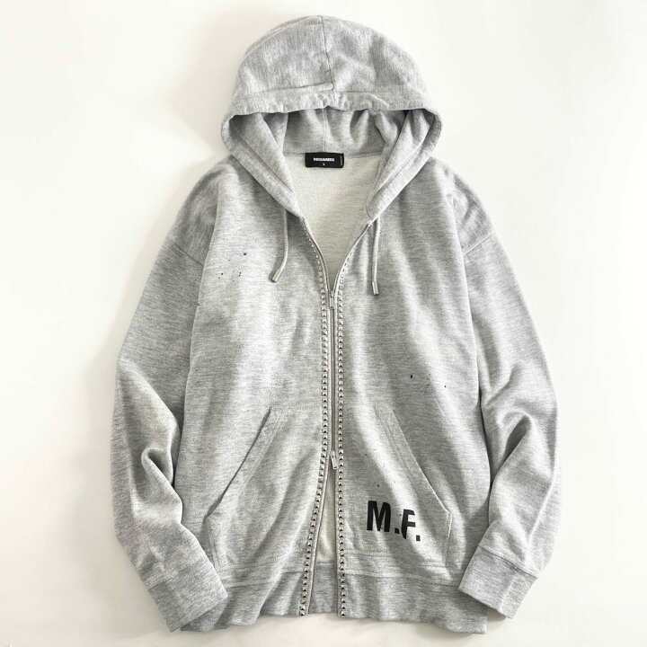楽天市場】DSQUARED2 ディースクエアード Slogan Slouch Sweat Parka  