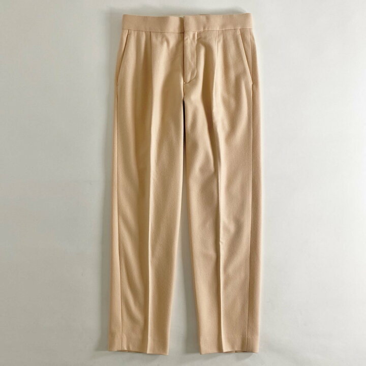 楽天市場】Drawer ドゥロワー ウールフラノタックパンツ スラックス 