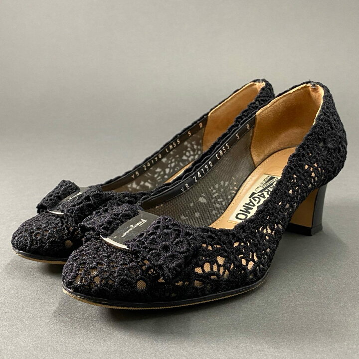Ferragamo フェラガモレースハイヒール・パンプス - ハイヒール・パンプス