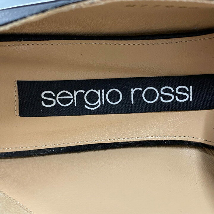 楽天市場】《美品》 sergio rossi セルジオロッシ SR1 ラインストーン 