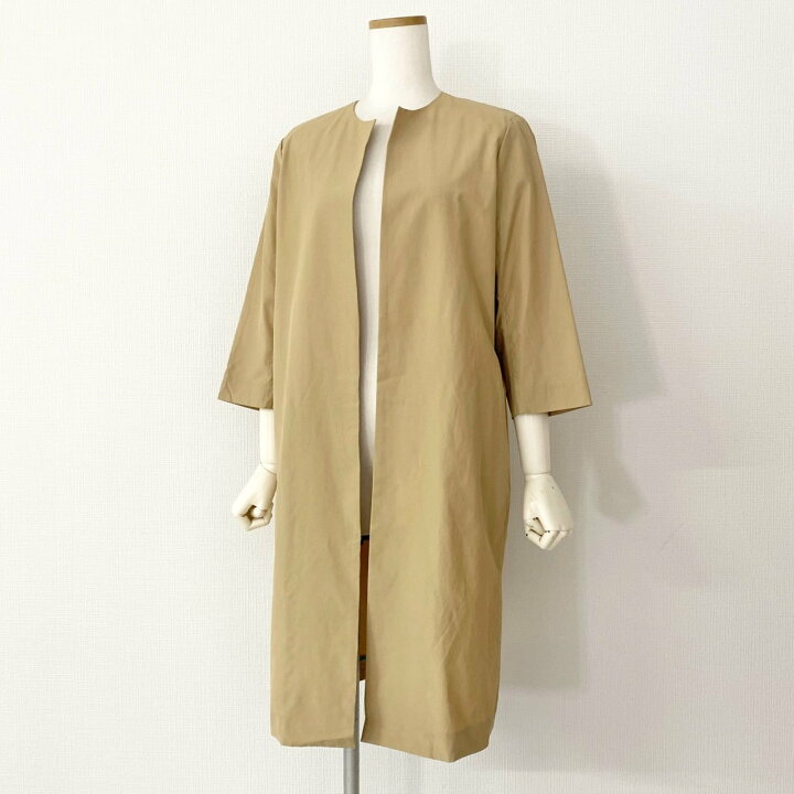 楽天市場】《美品》 yori ヨリ ダブルフレア スプリングコート ノー  