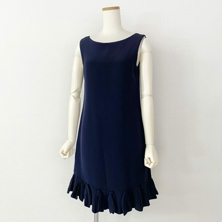楽天市場】FOXEY フォクシー ノースリーブワンピース ドレスワンピース  